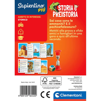 Sapientino Piu - Carte Storia E Preistoria