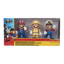 Nintendo Super Mario Odyssey 10 cm pack da 3 personaggi articolati
