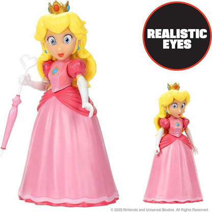 Super Mario Movie action figures 13 cm con accessorio - Peach