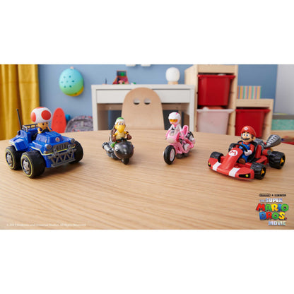 Super Mario Movie personaggi 6 cm con Kart - Toad