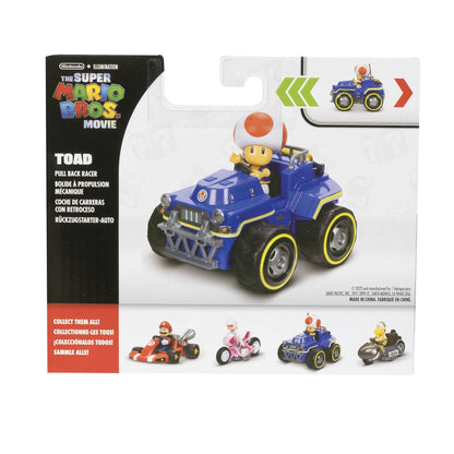 Super Mario Movie personaggi 6 cm con Kart - Toad