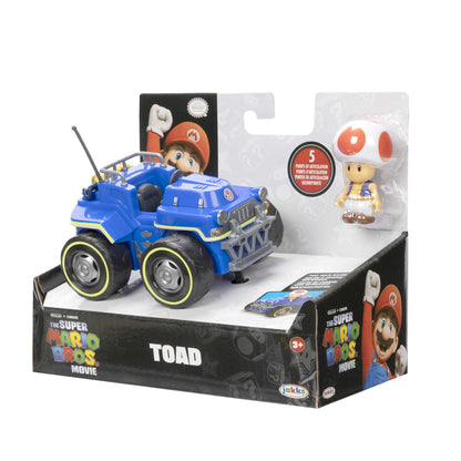 Super Mario Movie personaggi 6 cm con Kart - Toad