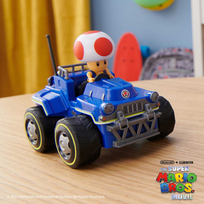 Super Mario Movie personaggi 6 cm con Kart - Toad