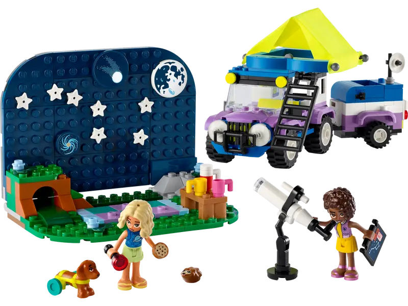 Lego Friends Camping-Van sotto le Stelle
