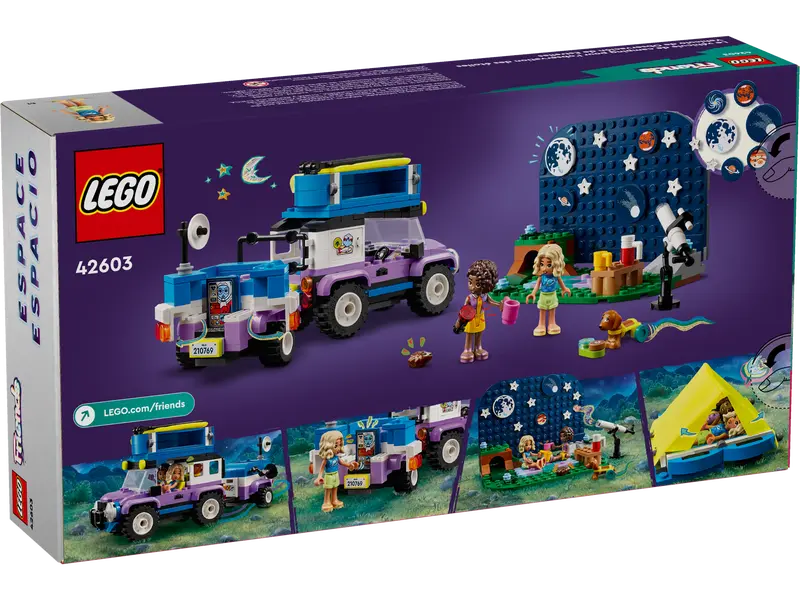 Lego Friends Camping-Van sotto le Stelle