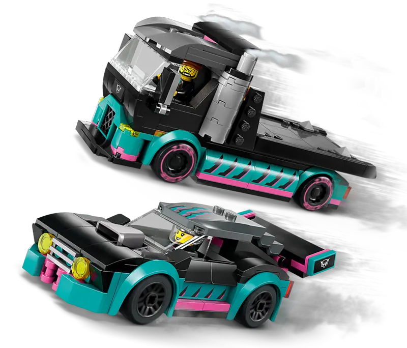 Lego City Auto Da Corsa E Trasportatore