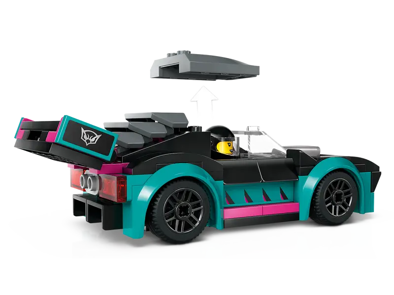 Lego City Auto Da Corsa E Trasportatore
