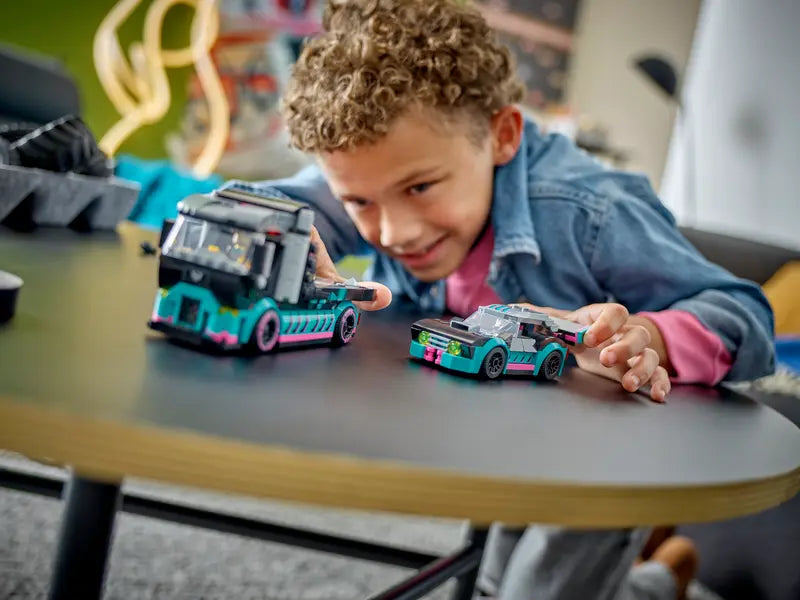 Lego City Auto Da Corsa E Trasportatore