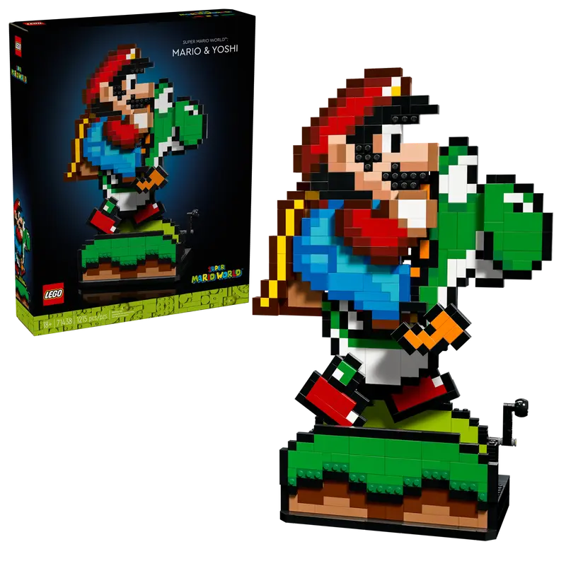 Lego Super Mario World - Mario e Yoshi