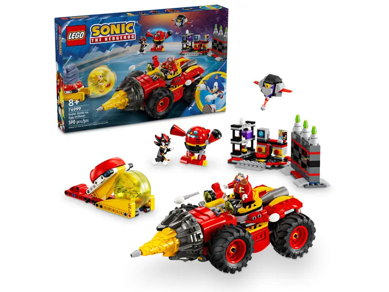 Lego Sonic Super Sonic Vs Egg Drillster