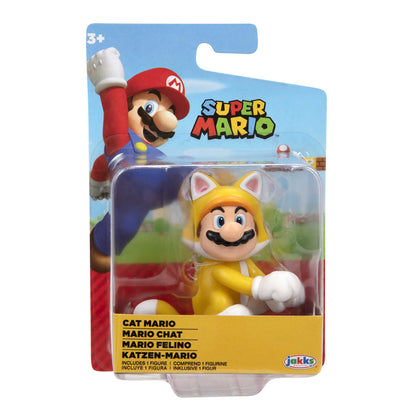 Nintendo Super Mario personaggi articolati 6 cm - Cat Mario
