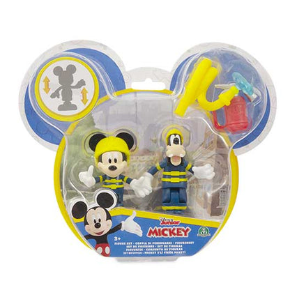 Mickey - Coppia Personaggi Pompieri
