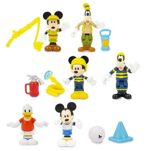 Mickey - Coppia Personaggi Pompieri