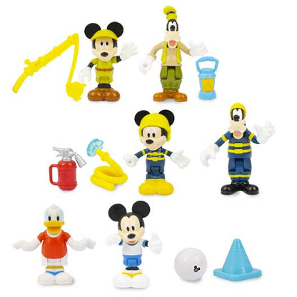 Mickey - Coppia Personaggi Pompieri