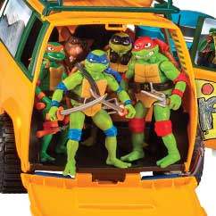 Tartarughe Ninja - Turtles Veicolo Lancia Pizze