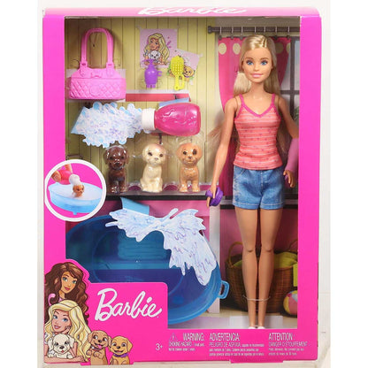 Barbie playset con 3 cuccioli