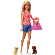 Barbie playset con 3 cuccioli