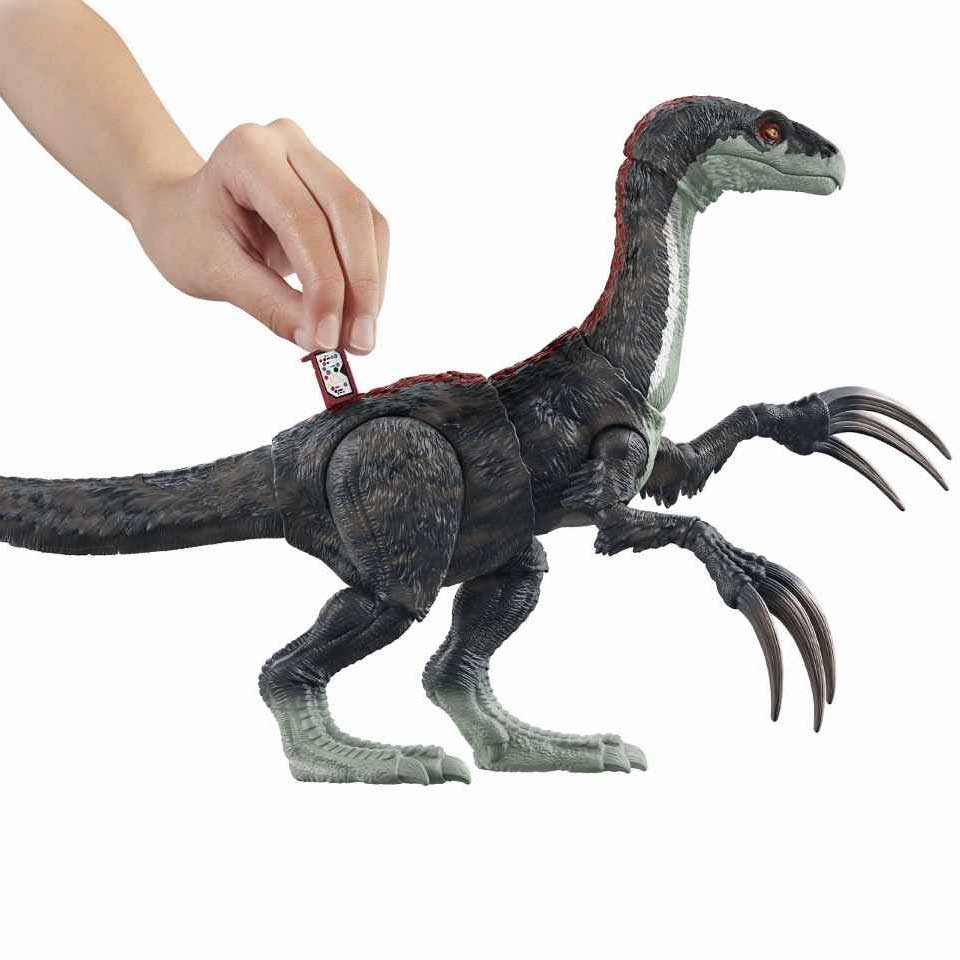 Jurassic World Dominion - Therizinosauro attacco tagliente con attacchi e suoni